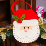 Креативный мультяшный новый стиль, рождественское украшение, подарочная сумка Санта-Клауса, нетканые сумки для подарков Apple