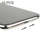 10 PCS Charging Port Screws for iPhone X(Black)