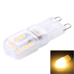 G9 2.5W 200LM غطاء شفاف لمبة الذرة الخفيفة, 14 LED SMD 2835 ، تيار متردد 220-240 فولت (أبيض دافئ)