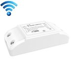 10A وحدة تحكم عن بعد لاسلكية أحادية القناة WiFi Smart Switch تعمل مع Alexa و Google Home ، AC 90-250V