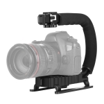 حامل تثبيت DV محمول محمول على شكل U / C من PULUZ لجميع كاميرات SLR وكاميرا DV المنزلية