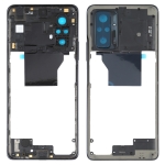 Middle Frame Bezel Plate for Xiaomi Redmi Note 10 Pro Max / Redmi Note 10 Pro / Redmi Note 10 Pro (India)  M2101K6P M2101K6G M2101K6I(Black)