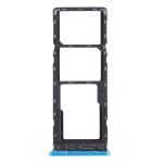 SIM Card Tray + SIM Card Tray + Micro SD Card Tray for Infinix Hot 10s / Hot 10T X689B X689 X689C(Blue)