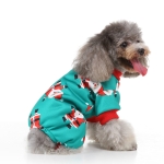 Рождественская одежда для домашних животных, индивидуальная одежда для домашних животных, размер: S (SDZ79, зеленый)