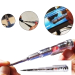 Screwdriver Voltage Test Induced Electric Tester Pen Detector 250V US Probe D6W0 