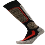 Ski Socks Outdoor Sports Thick Long Sweat-absorbent Warm Hiking Socks, Size:35-39(Black)