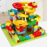 165 PCS Creative Intelligence Educational Learning Toys DIY Small Particle Slide Building Blocks