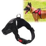 For Small Medium Large Dogs Pet Walking Chest Strap, Size:M(Black)