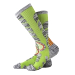 Outdoor Cycling Socks Compression Sports Football Ski Running Soft Knee-High Sports Socks, Size:M ( 35-39）(Green)