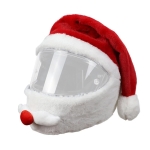 Мотоциклетный шлем Рождественская шляпа Открытый Сумасшедший смешной забавный чехол Santa
