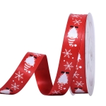 91.4m / 롤 크리스마스 리본 선물 상자 포장 리본, 스타일 : 250 1.9cm 감정 벨트 - 산타