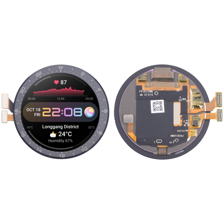 

Original LCD Screen and Digitizer Full Assembly for Huawei Watch 3 Pro