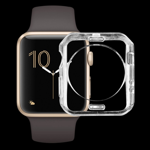 

For Apple Watch Series 2 42mm Transparent Soft TPU Protective Case