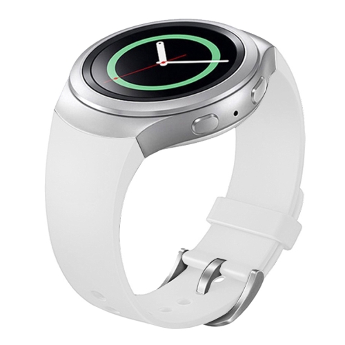 For Samsung Gear S2 Sport / Gear S2 Watch Solid Color Silicone Watchband(White) curren 8331 man watch man sport watch