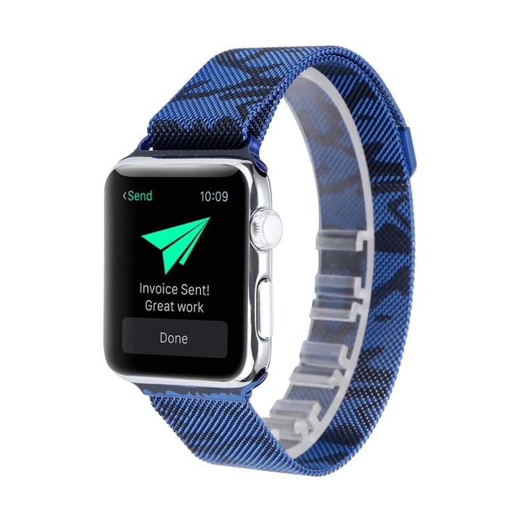 high quality】Milanese Loop Apple Watch Milan Tali 6 Band 38mm/40mm/41mm  42mm/44mm/45mm Stainless Steel Bracelet Strap For iwatch Series 5 4 3 2 1 6  SE: Buy Online at Best Prices in Pakistan 