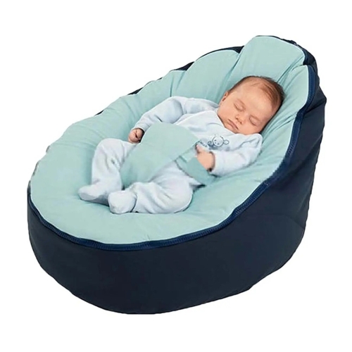 

Classic Comfortable Safe Baby Sofa Feeding Bed Cover without Filling (Blue)