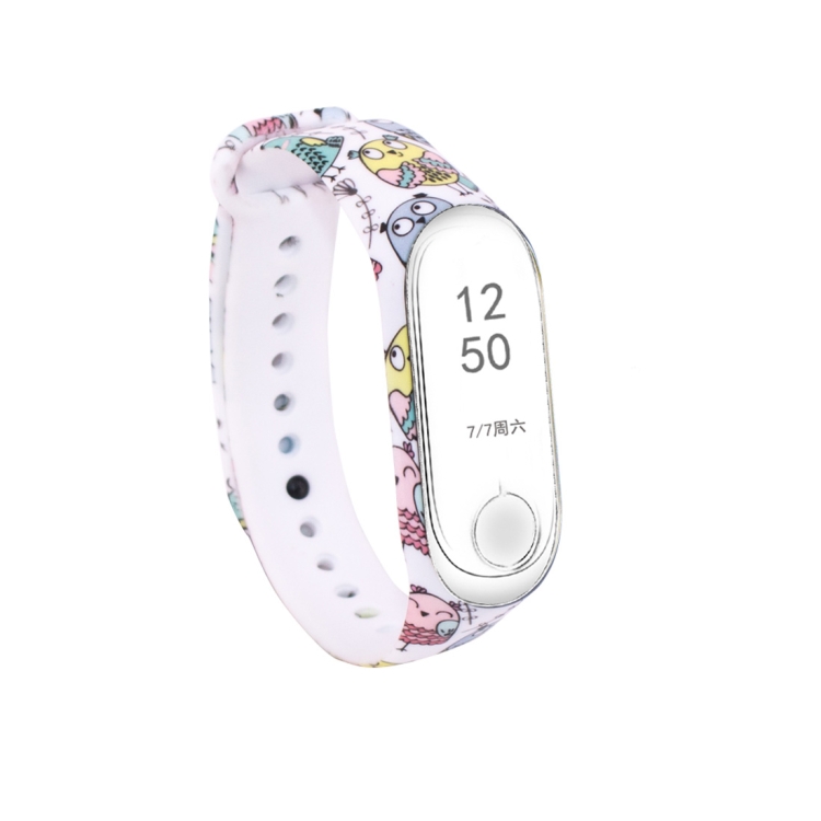 

Silicone Painting Watch Band for Xiaomi Mi Band 3 & 4