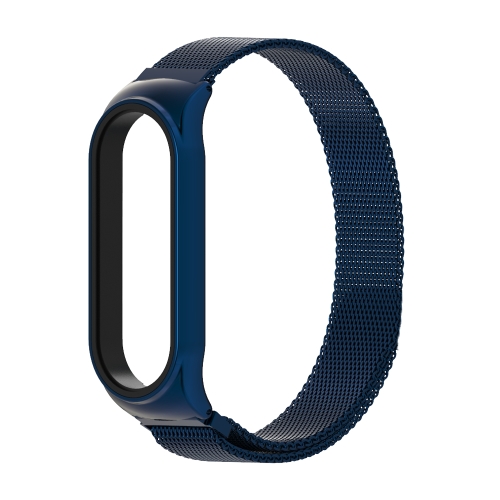 

Mijobs Milan CS Metal Magnetic Watch Band for Xiaomi Mi Band 3 & 4 & 5 & 6, Host not Include(Blue)