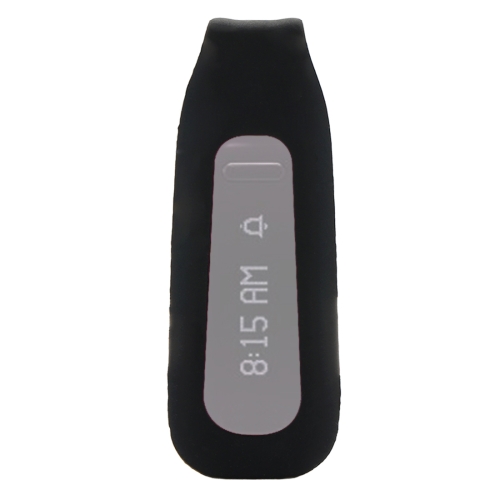 

For Fitbit One Smart Watch Clip Style Silicone Case, Size: 6x2.2x1.5cm(Black)