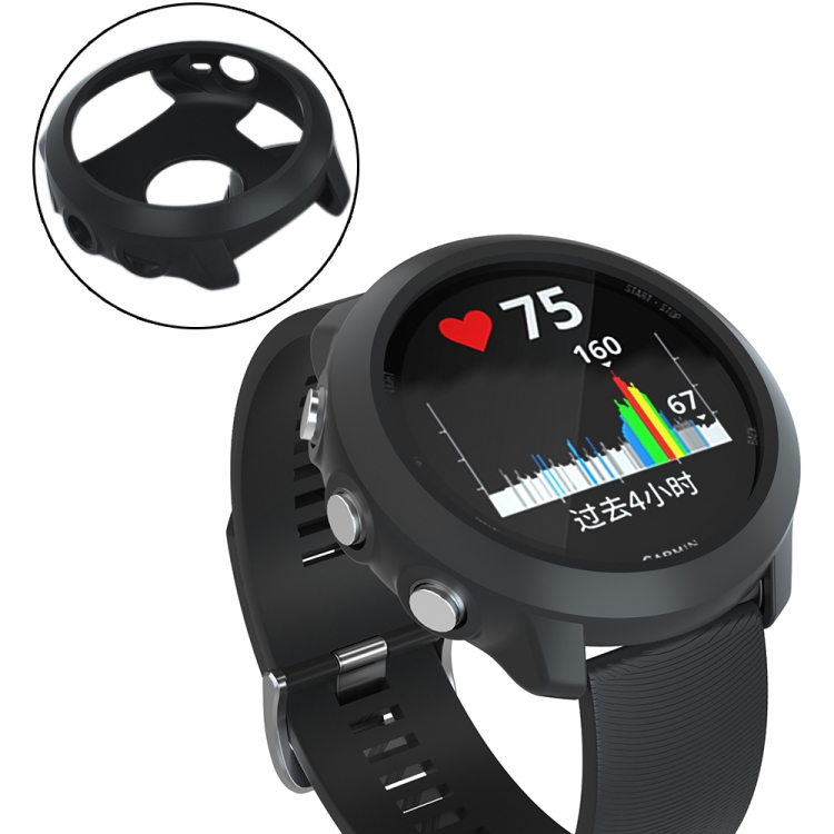 

TPU Protective Case for Garmin Forerunner 645(Black)