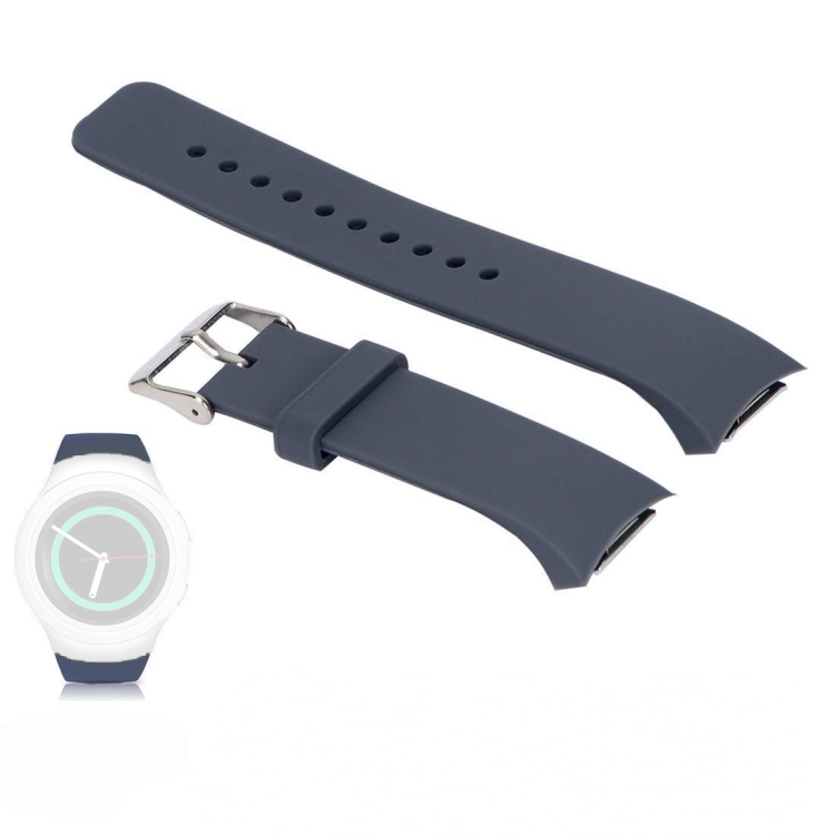 

Solid Color Watch Band for Galaxy Gear S2 R720(Grey)