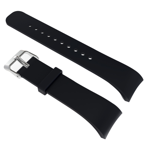 

Solid Color Leather Watch Band for Galaxy Gear Fit2 R360 (Black)