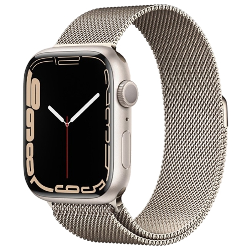 

Milanese Loop Magnetic Stainless Steel Watch Band for Apple Watch Ultra 49mm / Series 8&7 45mm / SE 2&6&SE&5&4 44mm / 3&2&1 42mm(Milan Starlight)