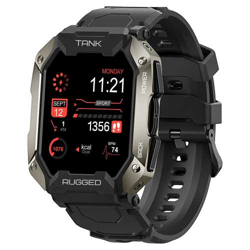 

KOSPET TANK M1 Pro Smart Watch, Support Sleep / Heart Rate Monitoring / Bluetooth Calling(Black)