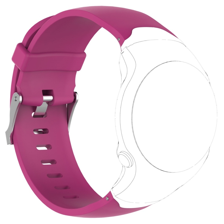 

Smart Watch Silicone Watch Band for Garmin Approach S3(Rose Red)