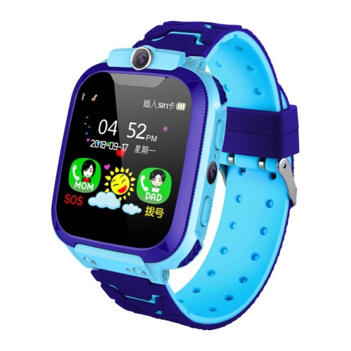 

Q12 1.44 inch Color Screen Smartwatch for Children, Not Waterproof, Support LBS Positioning / Two-way Dialing / SOS / Voice Monitoring / Setracker APP (Blue)