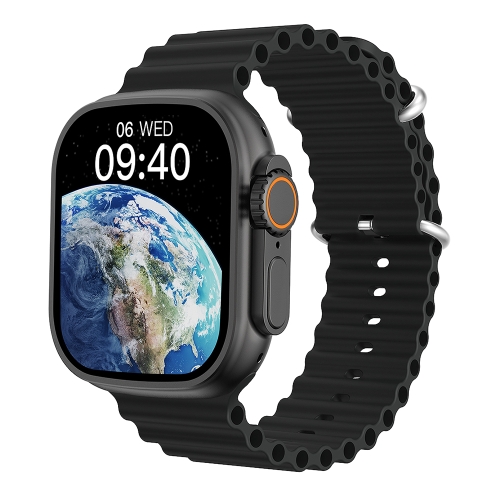 

WIWU SW01 Ultra 1.9 inch IPS Screen IP68 Waterproof Bluetooth Smart Watch, Support Heart Rate Monitoring (Black)