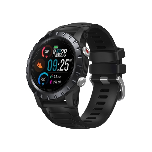 Zeblaze Stratos GPS 1.32 inch Color Touch Screen Bluetooth 5.0 50m Waterproof Smart Watch, Support Sleep Monitor / Heart Rate Monitor / Sports Mode (Black)