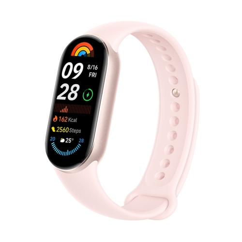 

Original Xiaomi Smart Band 9 1.62 inch AMOLED Screen 5ATM Waterproof Smart Watch, Support Blood Oxygen / Heart Rate Monitor (Pink)