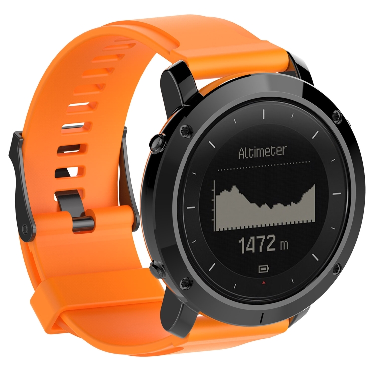 

Silicone Watch Band for SUUNTO Traverse (Orange)