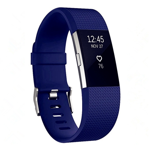 

Square Pattern Adjustable Sport Watch Band for FITBIT Charge 2, Size: S, 10.5x8.5cm(Blue)