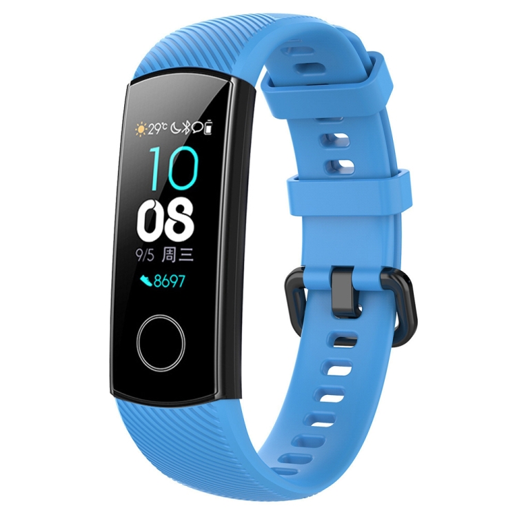 

Smart Watch Silicone Watch Band for Huawei Honor Band 4 / Band 5(Sky Blue)