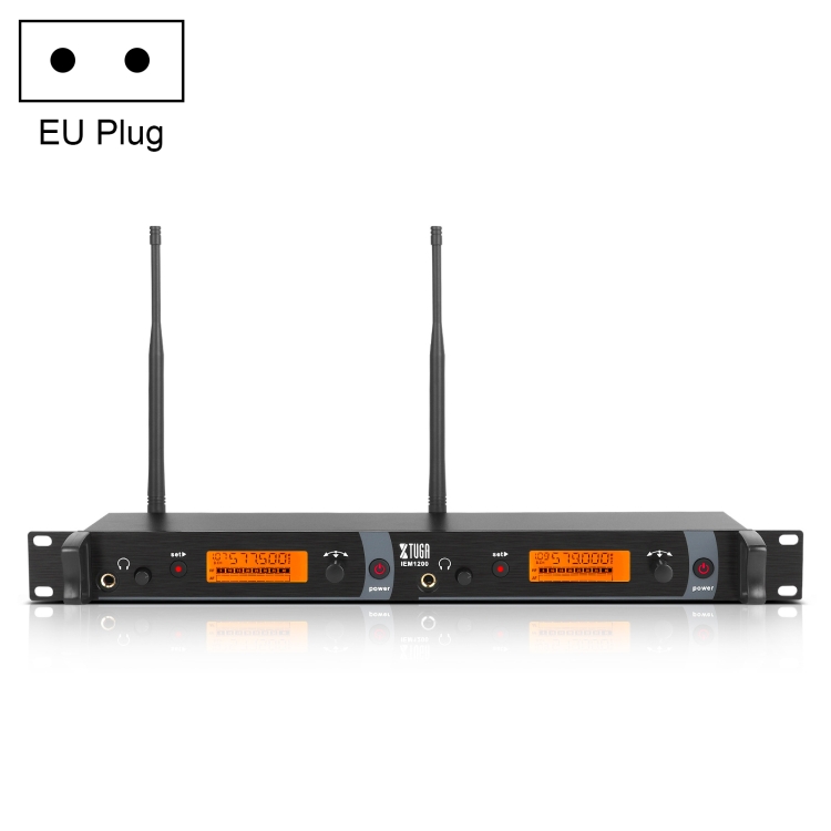 

IEM1200 Wireless Transmitter Stage Singer Ear Monitor System(EU Plug)