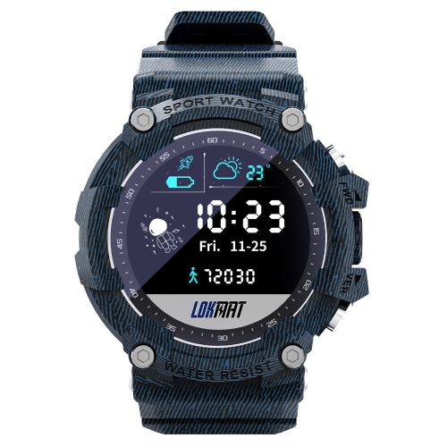 

LOKMAT ATTACK 2 1.28 inch TFT Screen Bluetooth Sports Smart Watch, Support Heart Rate & Blood Pressure Monitoring (Blue)