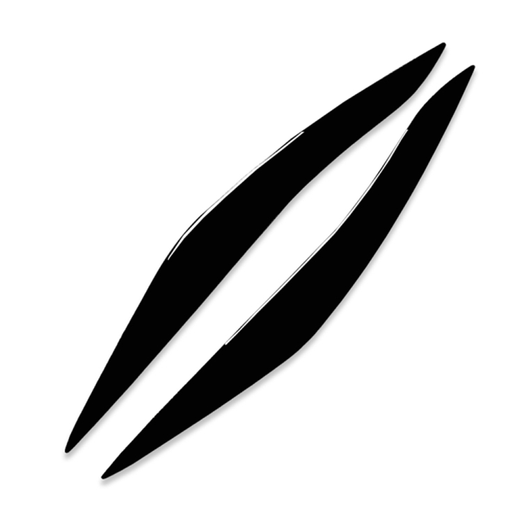 

For BMW 5 Series F10 2010-2013 Car Lamp Eyebrow Decorative Sticker,Left and Right Drive Universal