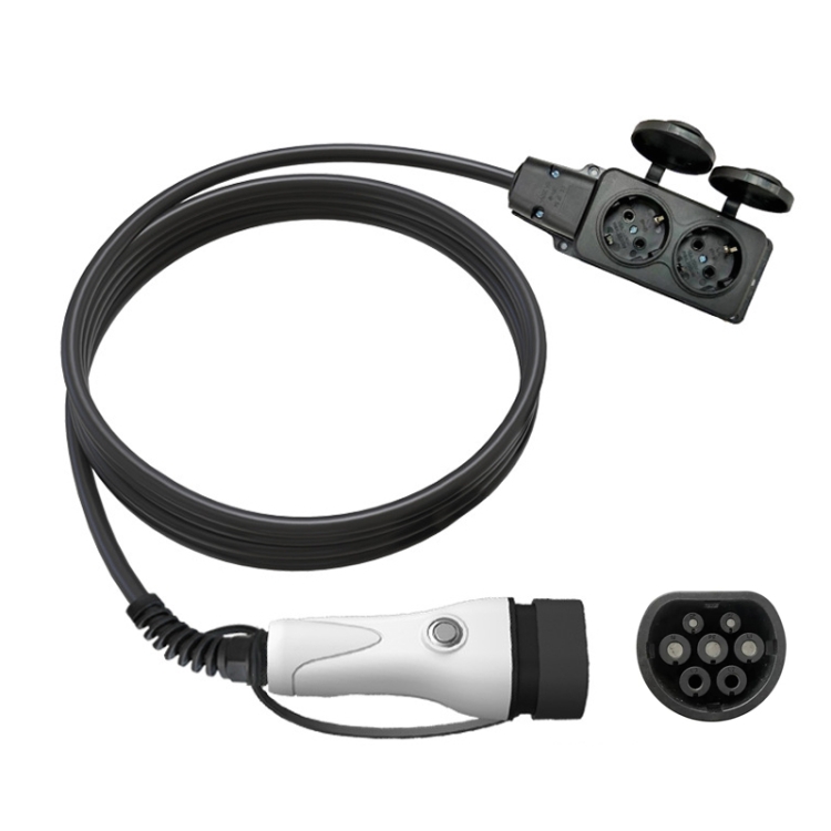 

Feyree 16A Outdoor Portable New Energy Vehicle Type 2 IEC 62196 Discharge Gun Discharge Plug Charger