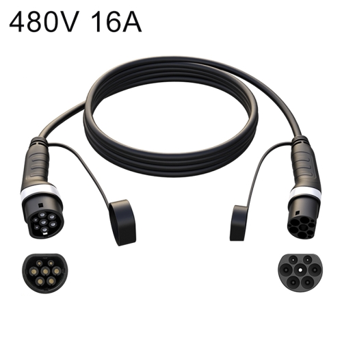 

Feyree 480V 16A 3 Phase Home New Energy Electric Vehicle Type 2 Charging Extension Cable Adapter Cable