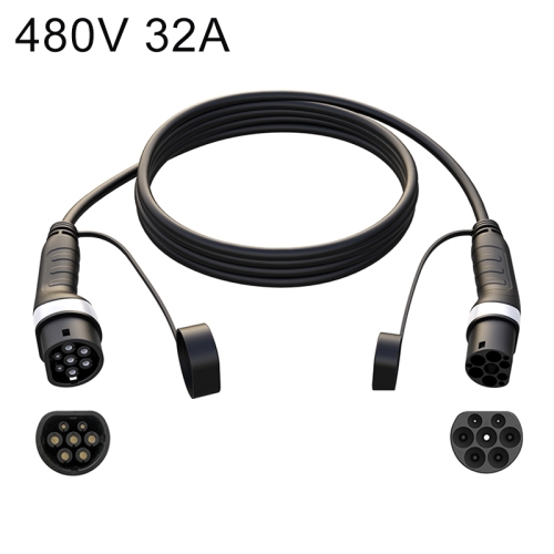 

Feyree 480V 32A 3 Phase Home New Energy Electric Vehicle Type 2 Charging Extension Cable Adapter Cable