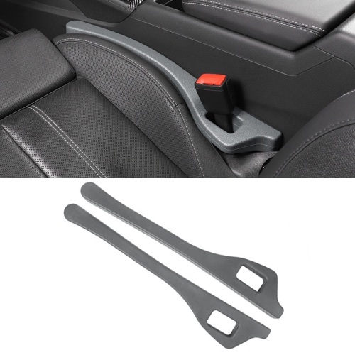 

1 Pair Car Seat Gap Bar Car Interior Armrest Box Gap Leak-proof Filler (Grey)