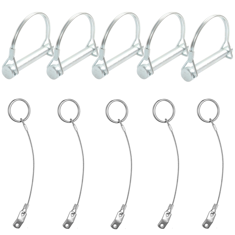 

A8056 5 in 1 6x70mm Stainless Steel D-shaped Spring Pin