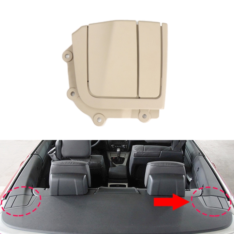 

For BMW 3 Series E93 Left Driving Car Convertible Rear Platform Right Hinge Cover Folding Cover 5437 7175 484(Beige)