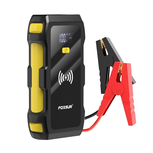 

FOXSUR FJS-800 12V Car Multifunctional Wireless Charging Emergency Start Power Supply (Yellow)