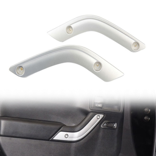 

For Jeep Wrangler JK 2007-2017 1 Pair Car Door Inner Handle Decorative Strip