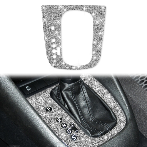 

Car Gear Adjustment A Diamond Decoration Cover Sticker for Volkswagen Golf 6 2008-2012, Left-hand Drive