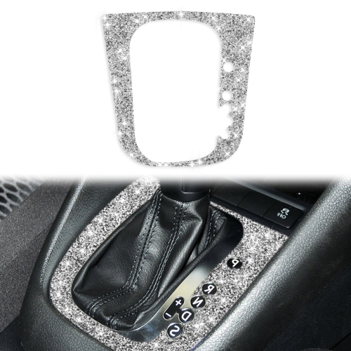 

Car Gear Adjustment B Diamond Decoration Cover Sticker for Volkswagen Golf 6 2008-2012, Right-hand Drive