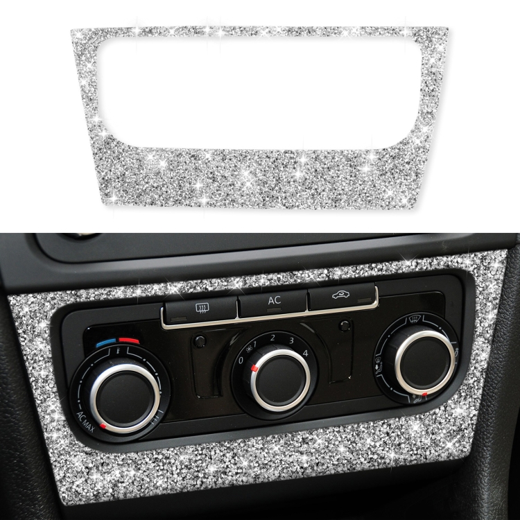 

Car AC Panel Diamond Decoration Cover Sticker for Volkswagen Golf 6 2008-2012, Left and Right Drive